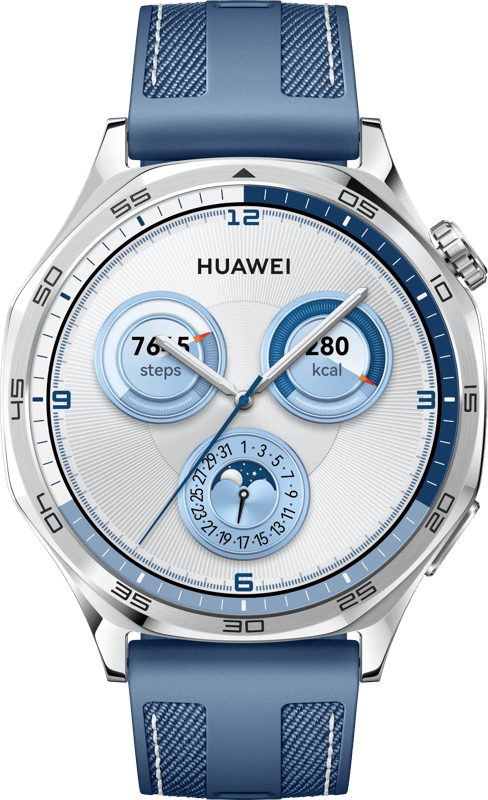 Huawei Watch GT5 Zilver/Blauw 46mm