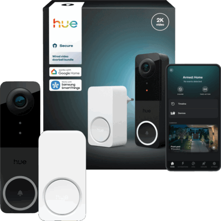 Hue Secure Bedrade Videodeurbel + Chime