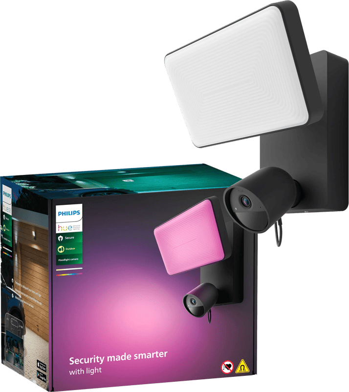 Hue Secure Floodlight camera - zwart