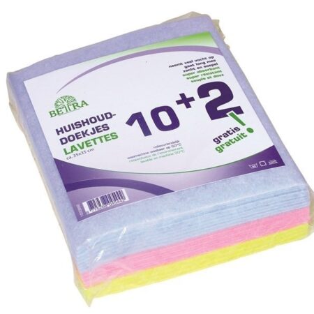 Huishouddoekjes viscose set à 12 | Luva