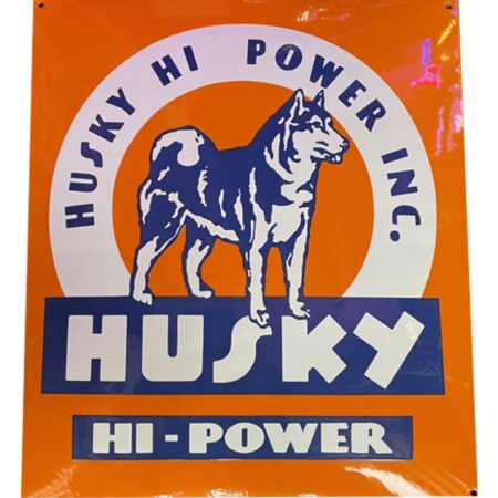 Husky Hi Power Inc. Emaille Bord - 44 x 50 cm | Bennies Fifties