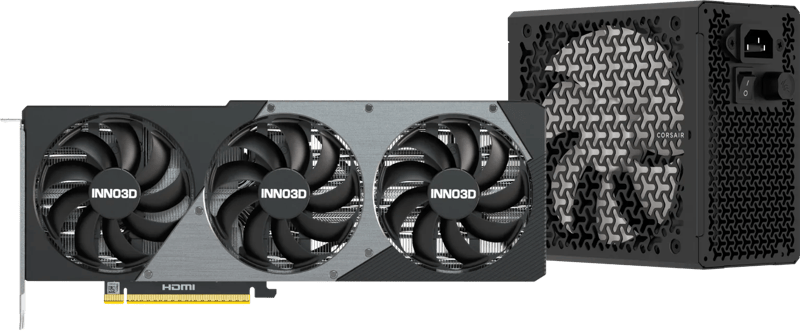 INNO3D GeForce RTX 5070 TWIN X2 12GB + Corsair RM850x