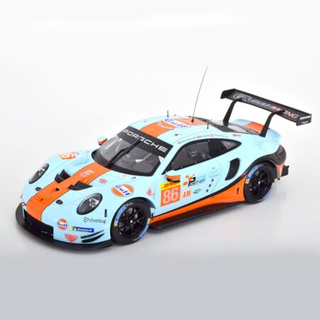 IXO - Porsche 911 RSR No.86 - 1000 Miles Sebring 2019 “Gulf” Wainwright/Barker/Preining 1:18 | Porsche