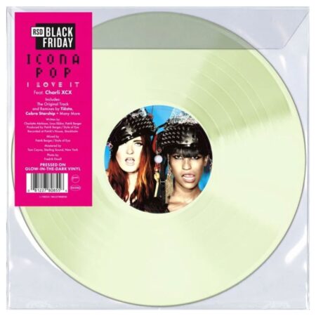 Icona Pop - I Love It (Feat. Charli XCX) (Glow In The Dark Vinyl) (Record Store Day Black Friday 2025) (LP) | Fiftiesstore