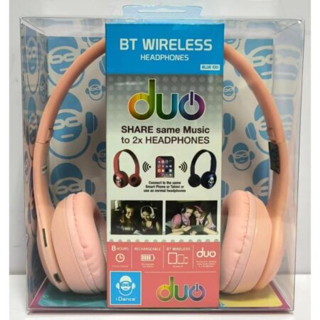 Idance Hoofdtelefoon Draadloos Roze Metal | iDance