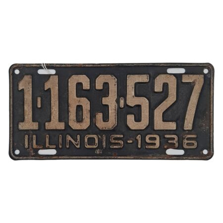 Illinois - 1936 Originele Kentekenplaat | The Dutch Pickers