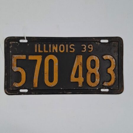 Illinois - 1939 Originele Kentekenplaat | The Dutch Pickers