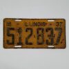 Illinois - Originele 1937 Kentekenplaat | The Dutch Pickers