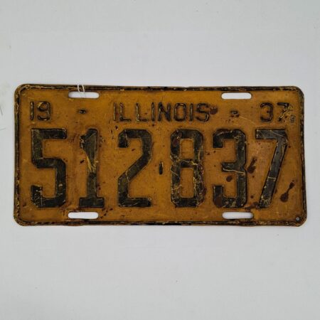 Illinois - Originele 1937 Kentekenplaat | The Dutch Pickers
