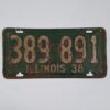 Illinois - Originele 1938 Kentekenplaat | The Dutch Pickers