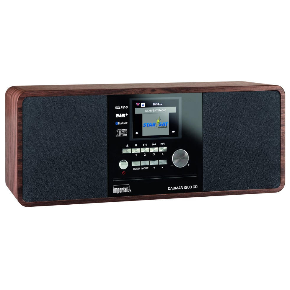 Imperial DABMAN i200 CD Hybride radio Bruin | Imperial