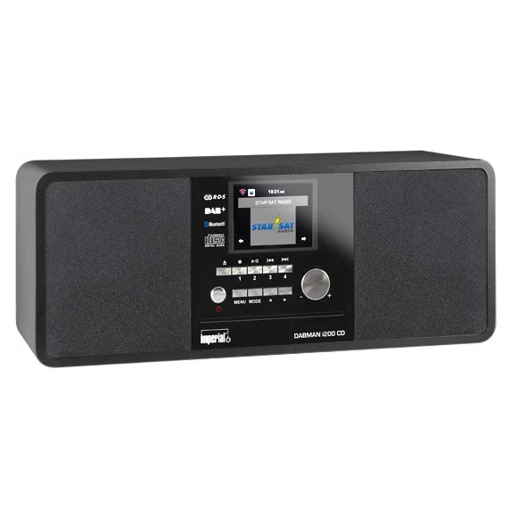Imperial DABMAN i200 CD Hybride radio Zwart | Imperial