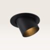 Inbouwspot Gavira nero l - Diameter 92mm - GU10-fitting - IP20 voor binnen - Zwart - Met doorlusbedrading | LUSENZ