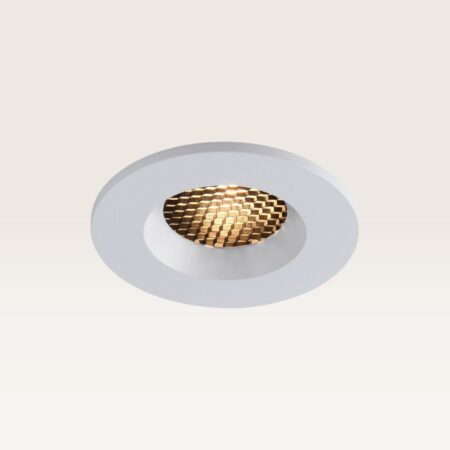 Inbouwspot Juvano bianco - Inbouwdiepte 27mm - GU10-fitting - IP54 voor binnen en buiten - Wit - Met doorlusbedrading - Honingraat | LUSENZ