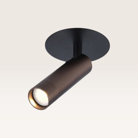 Inbouwspot Mavion bronzo - G9-fitting - Spotlight - Zwevend licht - IP20 voor binnen - Brons - Met doorlusbedrading | LUSENZ
