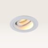 Inbouwspot Orano bianco - Diameter 92mm - Rond - GU10-fitting - IP20 voor binnen - Wit - Met doorlusbedrading | LUSENZ