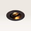 Inbouwspot Orano bronzo scuro - Diameter 92mm - Rond - GU10-fitting - IP20 voor binnen - Brons - Met doorlusbedrading | LUSENZ