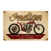 Indian Factory Overhead Valve Zwaar Metalen Bord 45 x 30 cm | Indian Motorcycles