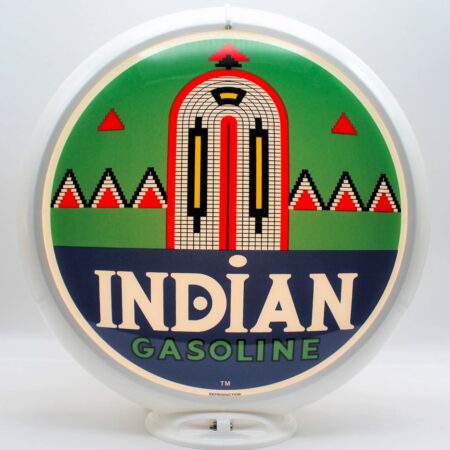 Indian Gasoline Arch Benzinepomp Bol - Glazen Lenzen | Fiftiesstore