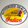 Indian Motorcycle Authorized Dealer Emaille Bord | Indian Motorcycles