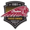 Indian Motorcycles Proud Owner Metalen Wandbord 60 x 57