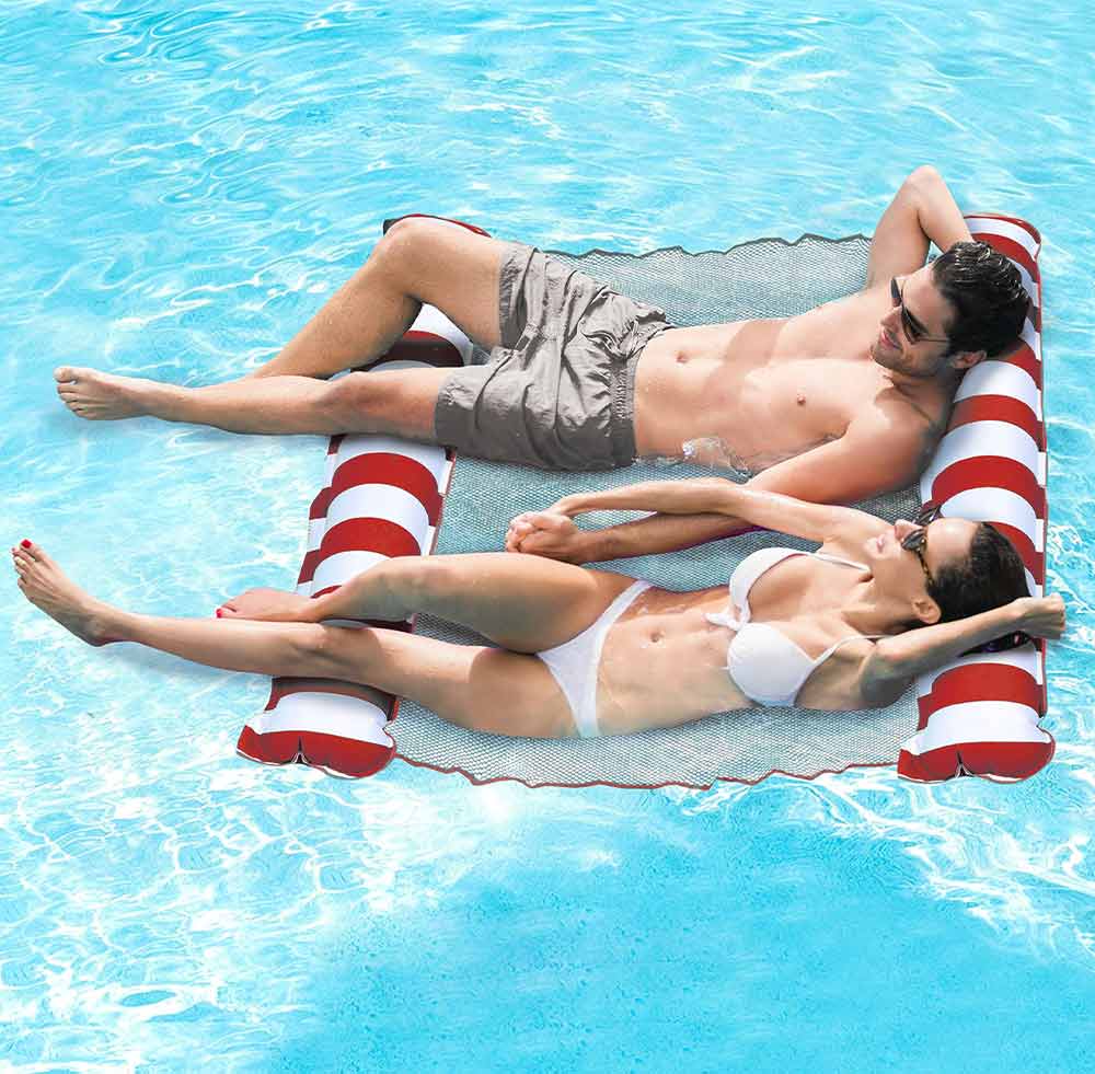 Inflatable Hammock XXL - Waterhangmat - 138 x 130cm | MikaMax