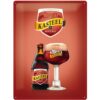 Ingelmunster Kasteel Rouge Bier Metalen Bord 30 x 40 cm | Nostalgic Art