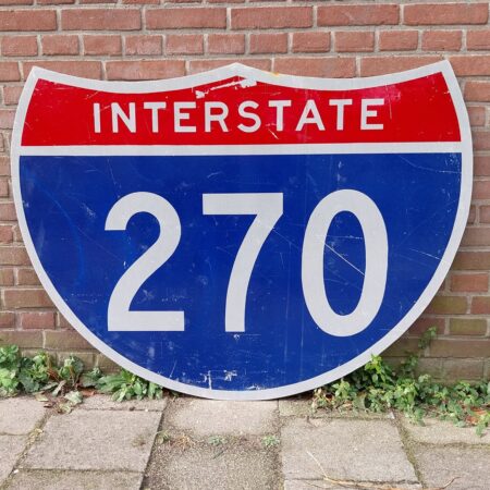 Interstate 270 XL Amerikaans Verkeersbord - Origineel 114 x 92 cm | The Dutch Pickers