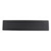Intersteel Briefplaat 340x75mm met klep/regenrand - RVS/mat zwart | Intersteel