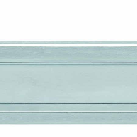 Intersteel Briefplaat ovaal 340x80mm met klep/regenrand - RVS geborsteld | Intersteel