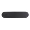 Intersteel Briefplaat ovaal 340x80mm met klep/regenrand - RVS/mat zwart | Intersteel