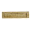 Intersteel Brievenbus met klep en regenrand messing getrommeld | Intersteel