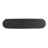 Intersteel Brievenbus ovaal met klep/regenrand RVS zwart | Intersteel
