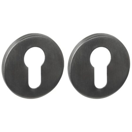 Intersteel Cilinderrozetten verdekt PVD antraciet grijs | Intersteel