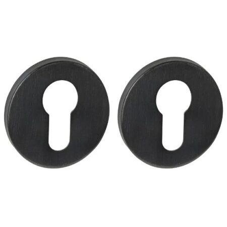 Intersteel Cilinderrozetten verdekt PVD zwart | Intersteel