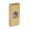 Intersteel Deurbel rechthoekig 65x30x10mm verdekt PVD messingkleur | Intersteel