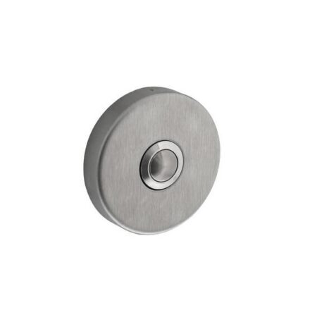 Intersteel Deurbel rond verdekt 53x10 geborsteld RVS | Intersteel