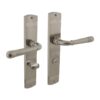 Intersteel Deurklink Helena op schild WC slot 63mm nikkel mat | Intersteel