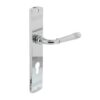 Intersteel Deurklink Helena op schild cilindergat 72mm chroom | Intersteel