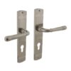 Intersteel Deurklink Helena op schild profielcilindergat 72mm nikkel mat | Intersteel