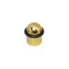 Intersteel Deurstopper met ring messing gelakt | Intersteel