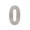 Intersteel Huisnummer 0 XL hoogte 30 cm geborsteld RVS | Intersteel