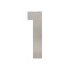 Intersteel Huisnummer 1 XL hoogte 30 cm geborsteld RVS | Intersteel