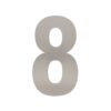 Intersteel Huisnummer 8 XL hoogte 30 cm geborsteld RVS | Intersteel