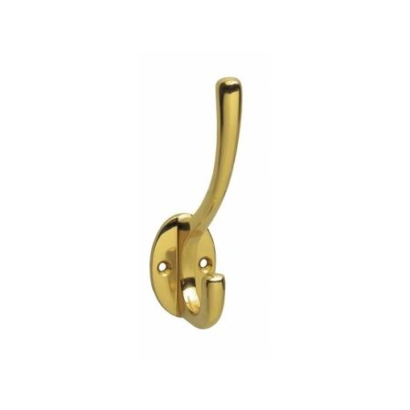 Intersteel Kapstokhaak ovaal messing gelakt | Intersteel
