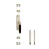 Intersteel Klink-espagnolet rechts Ton 222 met stangenset 2 x 1250 mm mat nikkel / ebbenhout | Intersteel