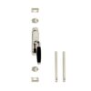 Intersteel Klink-espagnolet rechts Ton 222 met stangenset 2x1250mm nikkel/ebbenhout | Intersteel