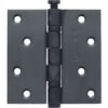 Intersteel Kogellagerscharnier RVS rechte hoeken 89x89mm PVD antraciet tot 70 kilo | Intersteel