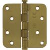 Intersteel Kogellagerscharnier RVS ronde hoeken 89x89mm PVD mat messing tot 70 kilo | Intersteel