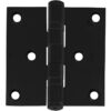 Intersteel Kogellagerscharnier rechte hoeken 76x76mm RVS zwart tot 50 kilo | Intersteel